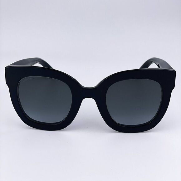 SALE! NEW Gucci  GG0208S 001 Black Gray Mirrored Gradient main image 12